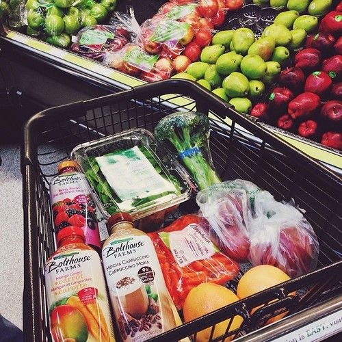 grocery shopping cart